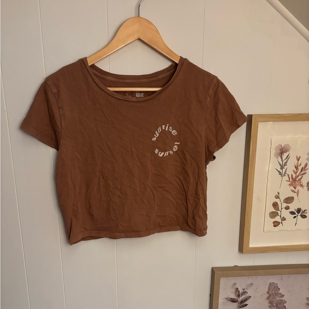 Aerie Cropped T Shirt